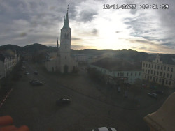 Náměstí, koste sv. Markéty