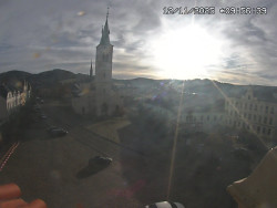 Náměstí, koste sv. Markéty