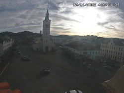 Náměstí, koste sv. Markéty