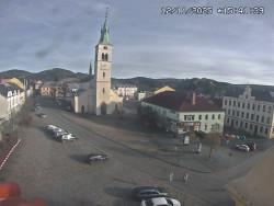 Náměstí, koste sv. Markéty