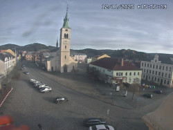 Náměstí, koste sv. Markéty