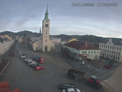 Náměstí, koste sv. Markéty