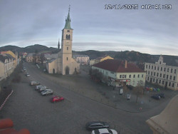 Náměstí, koste sv. Markéty