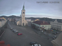 Náměstí, koste sv. Markéty