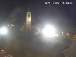 Náměstí, koste sv. Markéty