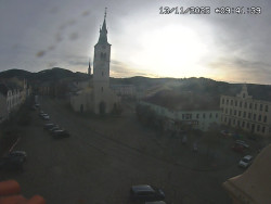 Náměstí, koste sv. Markéty