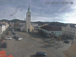 Náměstí, koste sv. Markéty