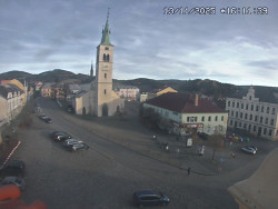 Náměstí, koste sv. Markéty