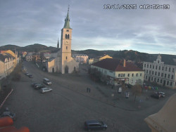 Náměstí, koste sv. Markéty