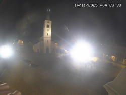 Náměstí, koste sv. Markéty