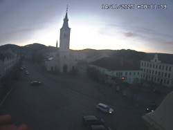 Náměstí, koste sv. Markéty