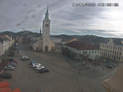 Náměstí, koste sv. Markéty