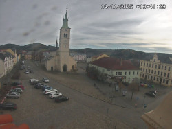 Náměstí, koste sv. Markéty