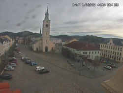 Náměstí, koste sv. Markéty