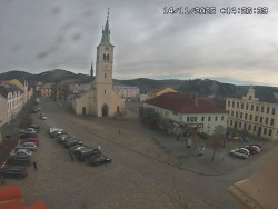 Náměstí, koste sv. Markéty