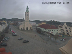 Náměstí, koste sv. Markéty