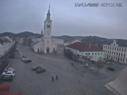 Náměstí, koste sv. Markéty