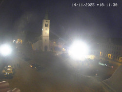 Náměstí, koste sv. Markéty