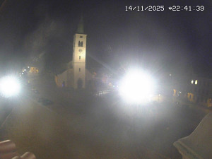 Město Kašperské Hory - Náměstí, koste sv. Markéty - 14.11.2025 v 21:45 Město Kašperské Hory - Náměstí, koste sv. Markéty - 14.11.2025 v 21:45