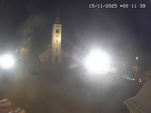 Město Kašperské Hory - Náměstí, koste sv. Markéty - 14.11.2025 v 23:15 Město Kašperské Hory - Náměstí, koste sv. Markéty - 14.11.2025 v 23:15