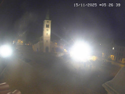 Náměstí, koste sv. Markéty