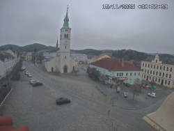 Náměstí, koste sv. Markéty