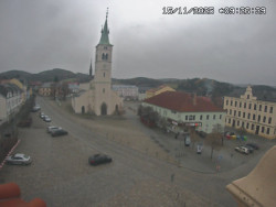 Náměstí, koste sv. Markéty