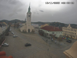 Náměstí, koste sv. Markéty