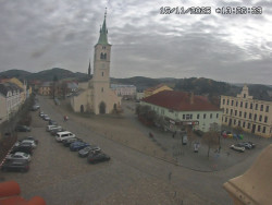 Náměstí, koste sv. Markéty