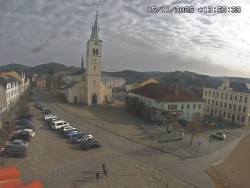 Náměstí, koste sv. Markéty