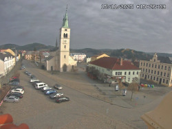 Náměstí, koste sv. Markéty