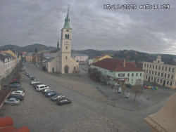 Náměstí, koste sv. Markéty