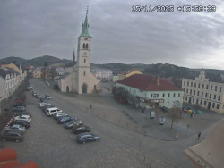 Náměstí, koste sv. Markéty