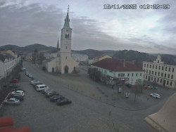 Náměstí, koste sv. Markéty