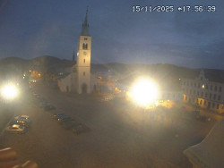 Náměstí, koste sv. Markéty