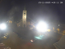 Náměstí, koste sv. Markéty