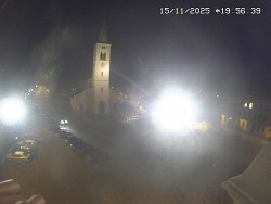 Náměstí, koste sv. Markéty