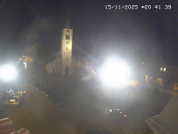 Náměstí, koste sv. Markéty