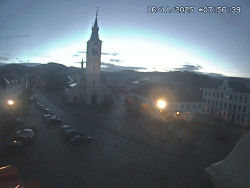 Náměstí, koste sv. Markéty