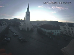 Náměstí, koste sv. Markéty