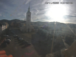 Náměstí, koste sv. Markéty