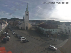 Náměstí, koste sv. Markéty