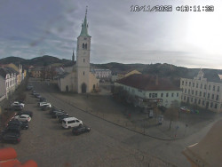 Náměstí, koste sv. Markéty