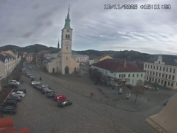 Náměstí, koste sv. Markéty