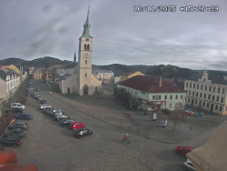 Náměstí, koste sv. Markéty