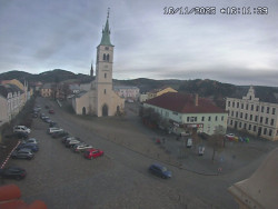 Náměstí, koste sv. Markéty