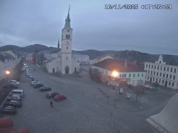 Náměstí, koste sv. Markéty