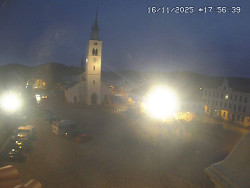 Náměstí, koste sv. Markéty