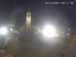 Náměstí, koste sv. Markéty