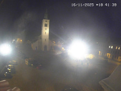 Náměstí, koste sv. Markéty